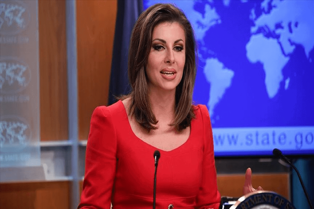 Morgan Ortagus, spokesperson of the US State Department, reaffirmed speaking to Nadia Bilbassy