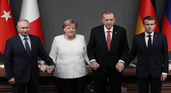 Macron, Merkel and Erdogan held phone talks on Syria