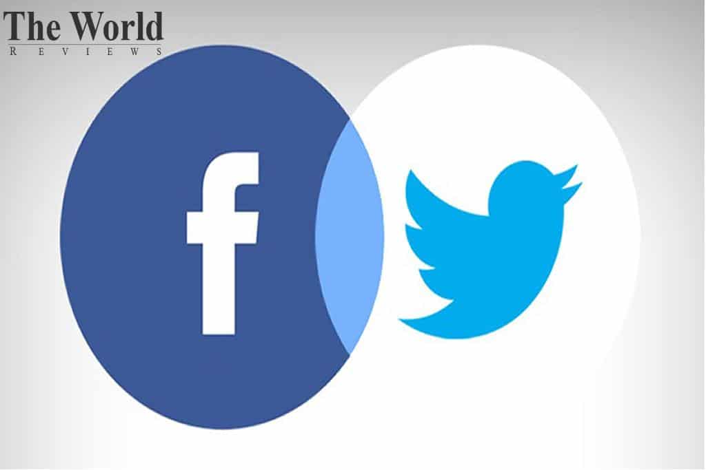 Facebook and Twitter Logo