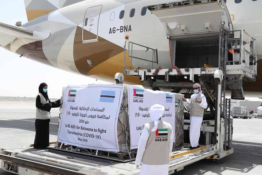 Coronavirus Medical aid to Botswana was supplied from UAE