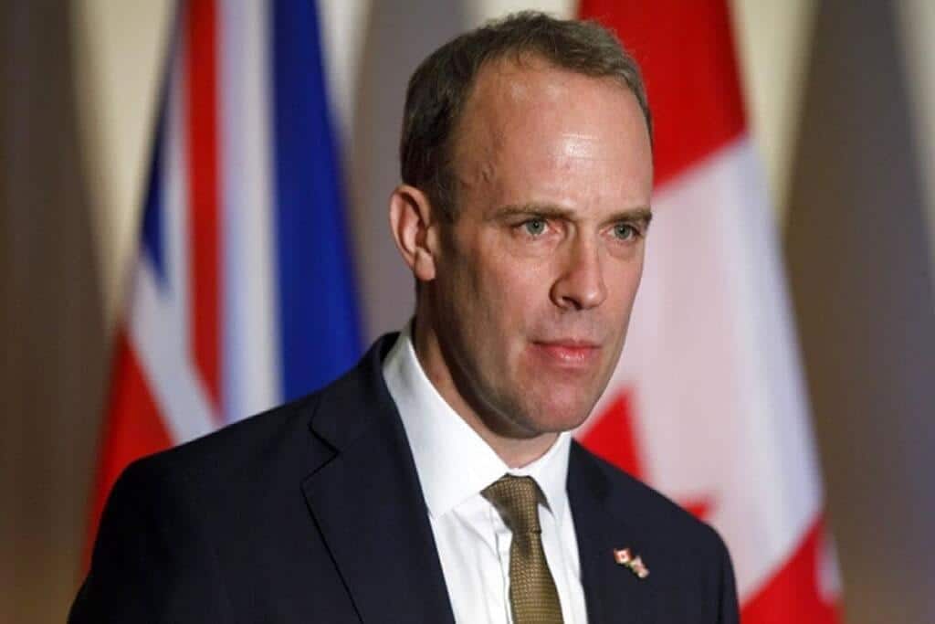 British Foreign Secretary Dominic Raab asked China to “step back from the brink” and respect Hong Kong’s autonomy