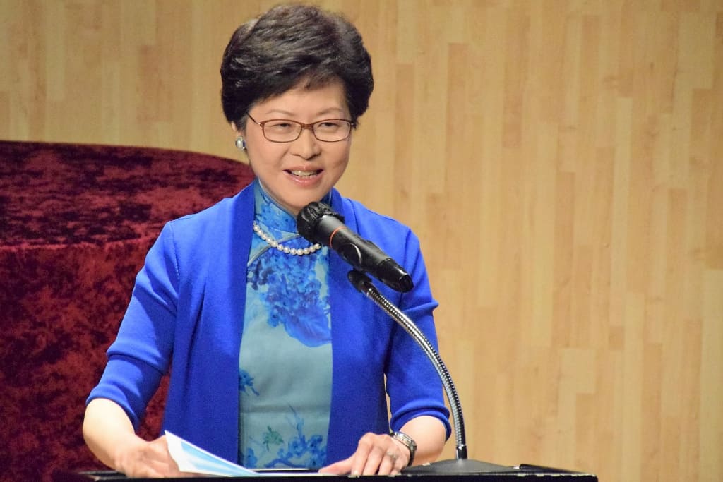  Hong Kong chief executive Carrie Lam sanctioned by US over democratic embargos