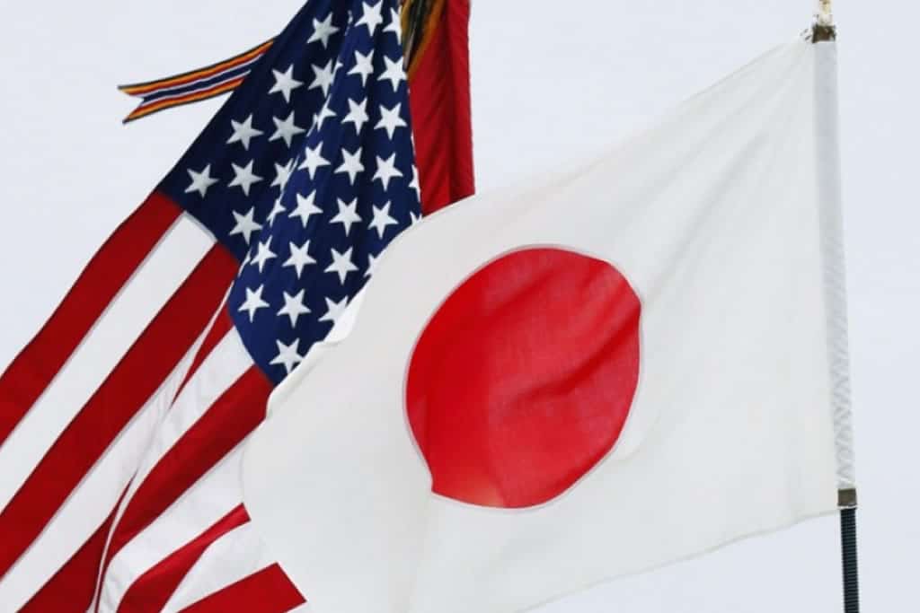 Us Japan Flag