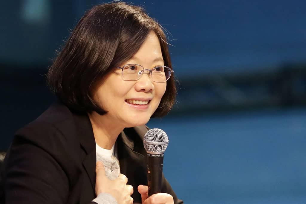 Taiwan President Tsa Ing Wen