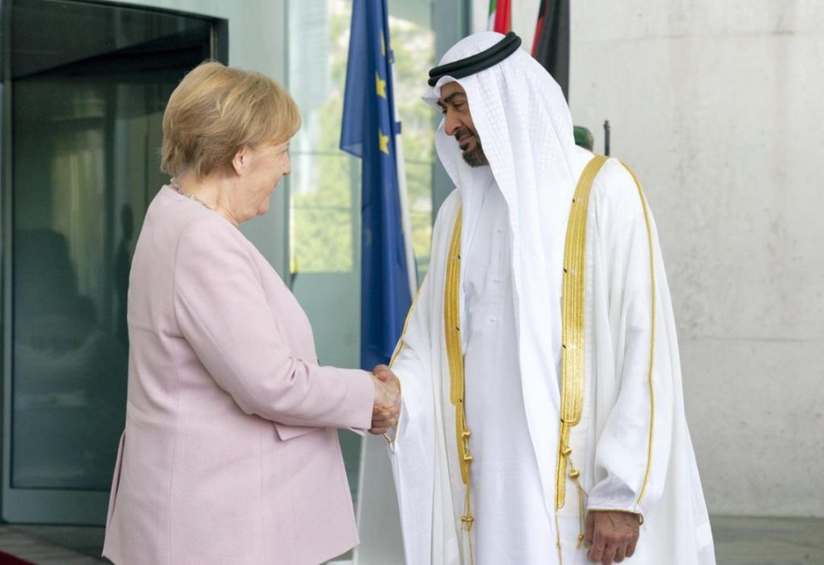  Abu Dhabi Crown Prince, German Chancellor Call for Global Efforts to Fight Terrorism
