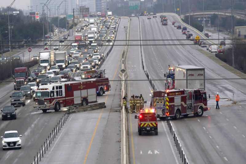 Massive vehicle collision