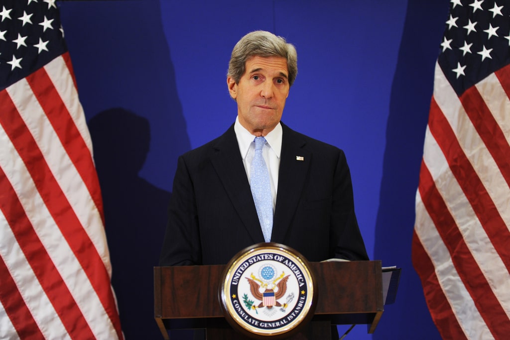 US climate envoy John Kerry in shanghai for climate talks