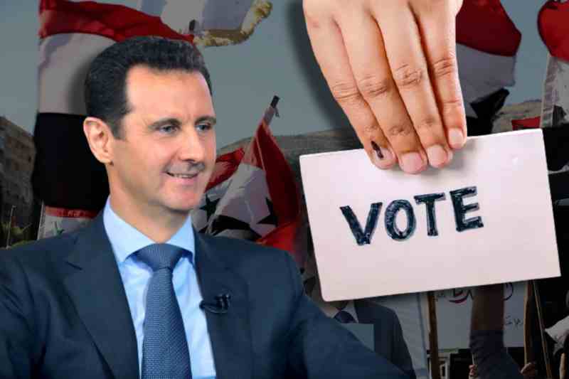 syria holds “sham” presidential elections