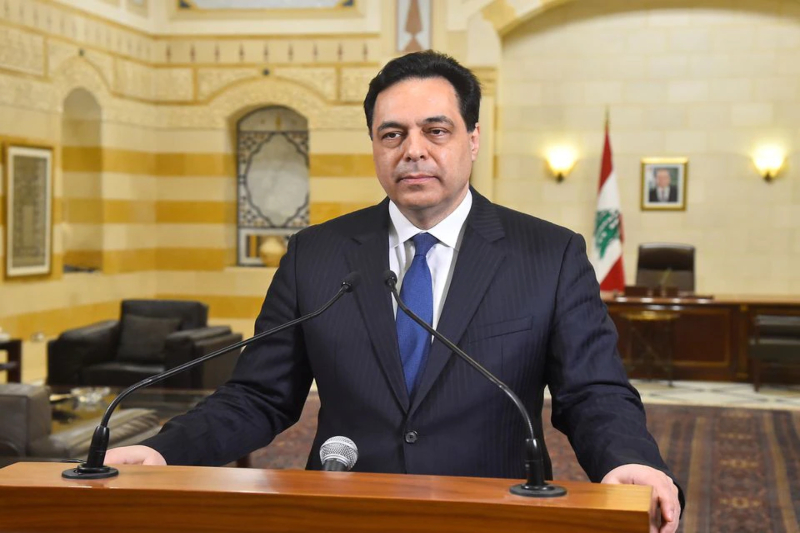  Lebanon is ‘days away from social explosion, PM Diab warns