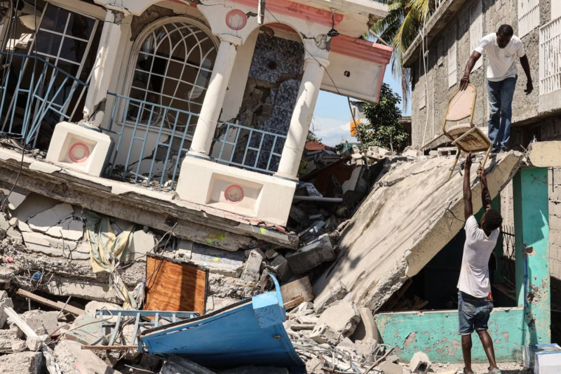  Double whammy for Haiti: earthquake followed by tropical depression surges the death count