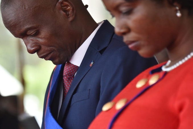 wife of slain haitian president