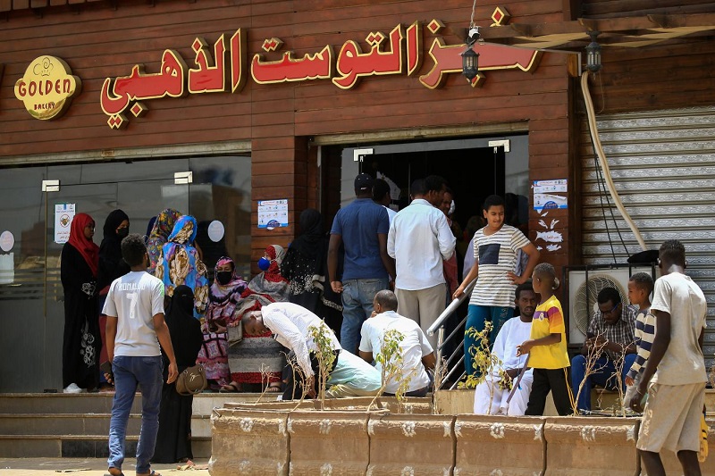 bread shortage seen in sudan due to mass protest