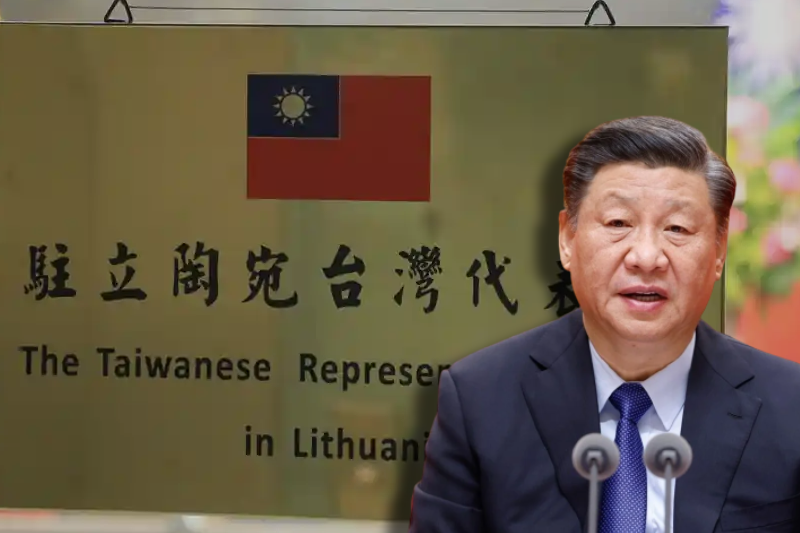  China-Lithuania at opposite ends after the latter allows Taiwan its embassy
