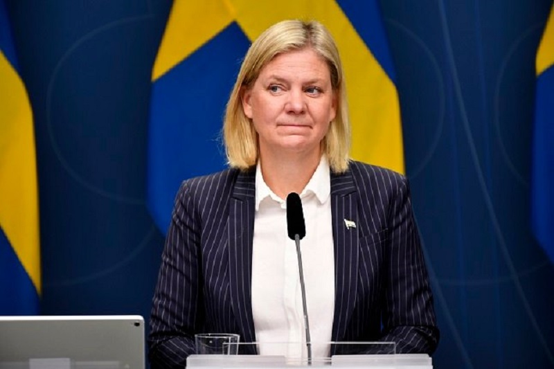  Sweden: Andersson, first woman premier for only a few hours