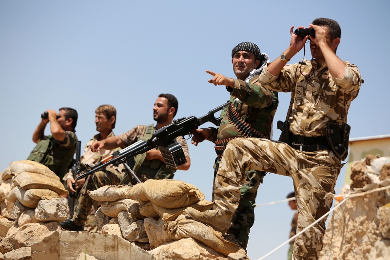  ISIS common bone of contention for Iraqi army and Kurdish fighters