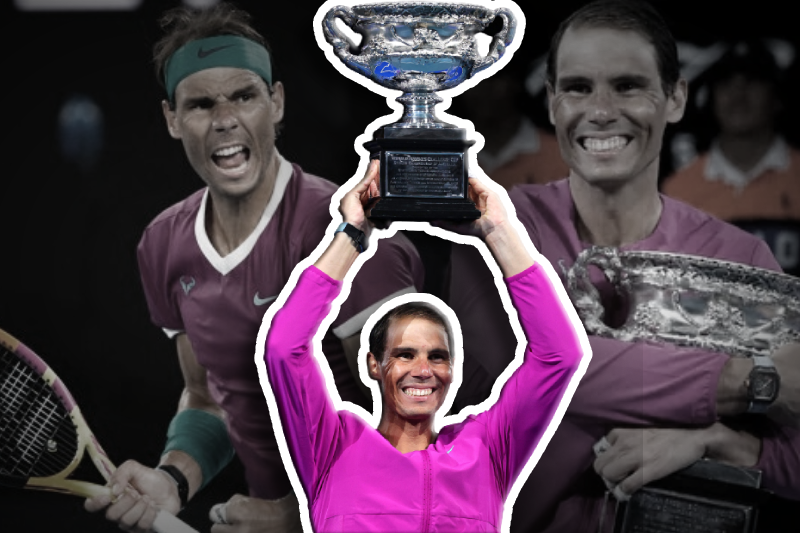 australian open 2022 rafael nadal lifts title makes history winning 21st grand slam title