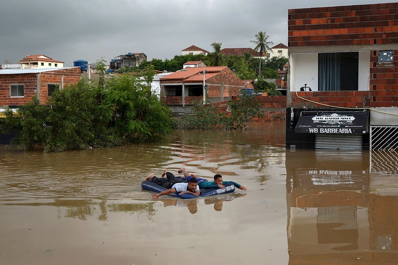 brazil dams on watch after flooding kills at least 18 in northeast