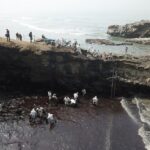 peru tonga volcano tsunami oil spill cleanup