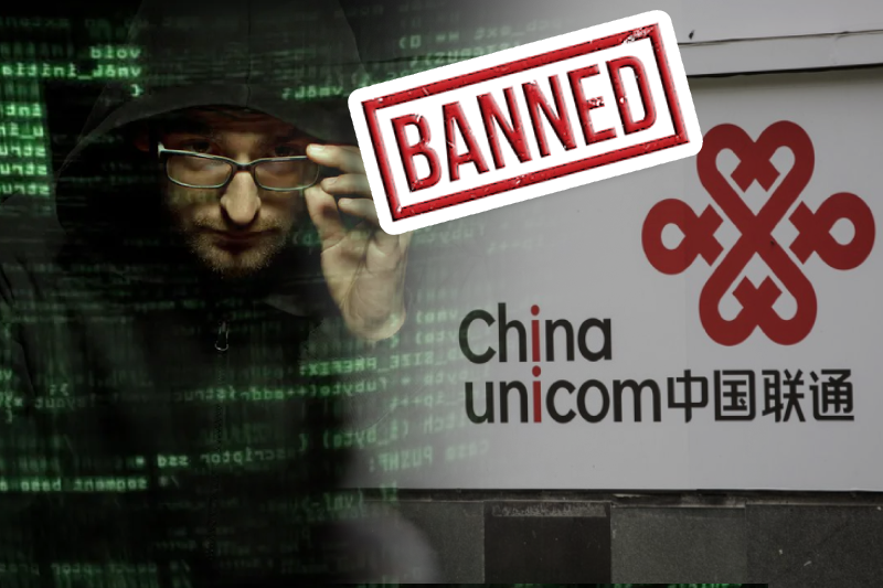  The United States bans telecom giant China Unicom espionage concerns