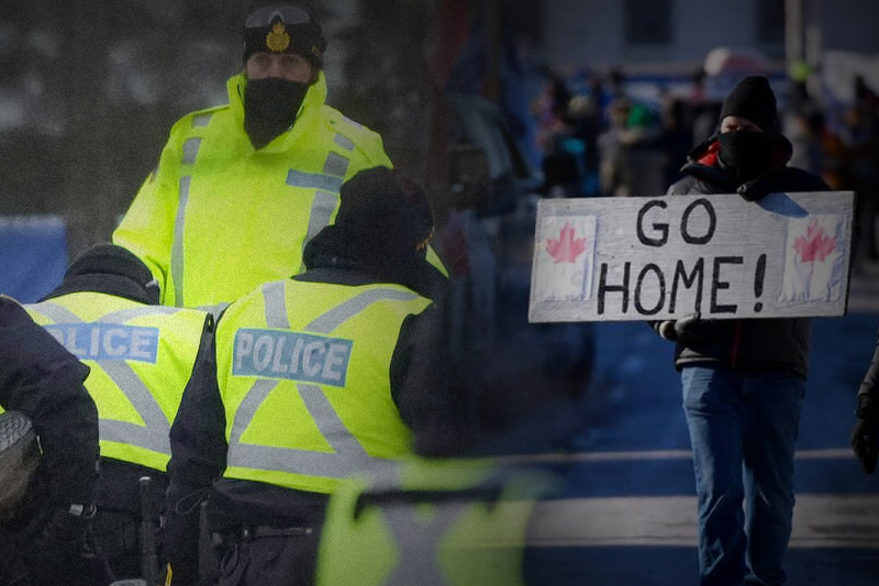 crucial us canada bridge reopens after police clears protesters