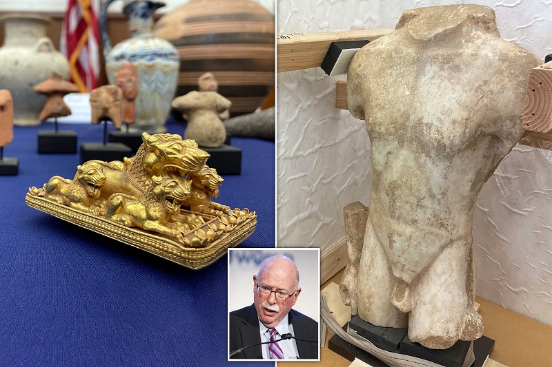  US returns looted artefacts seized from collector to Jordan