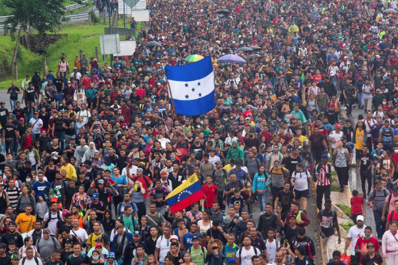  Massive migrant caravan heads to US to coincide with ‘Summit of the Americas’