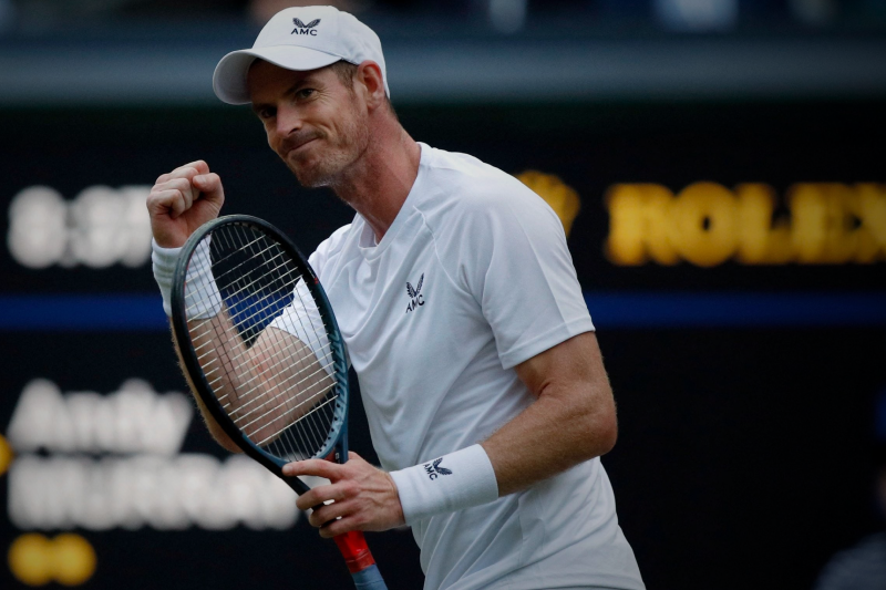 wimbledon 2022 andy murray continues winning streak in tournaments first round