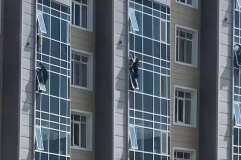 Man acclaimed as hero for rescuing a kid who fell from 6th floor in China