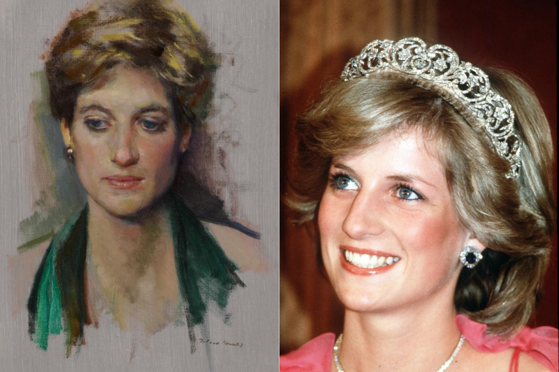On display in London, "extraordinarily rare" Diana portrait