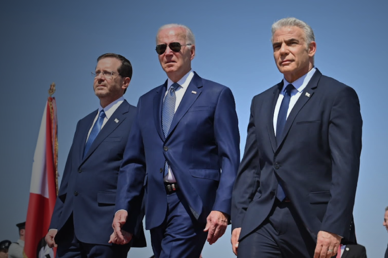  Biden in Israel: US to sign joint declaration with Israeli PM Lapid expanding security ties