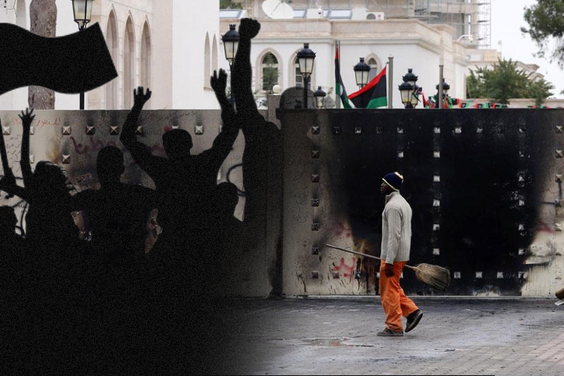  Libya protesters storm the Parliament in Tobruk