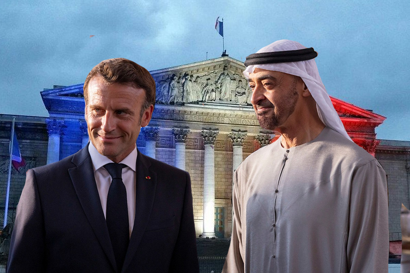 uae president visits seat of the french national assembly in paris