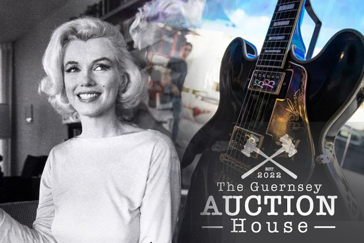 New York auctions B.B. King's guitar, Marilyn photographs