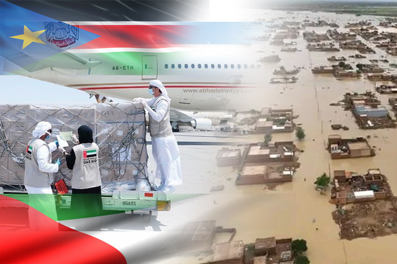  The UAE sends humanitarian aid to flood victims in Sudan