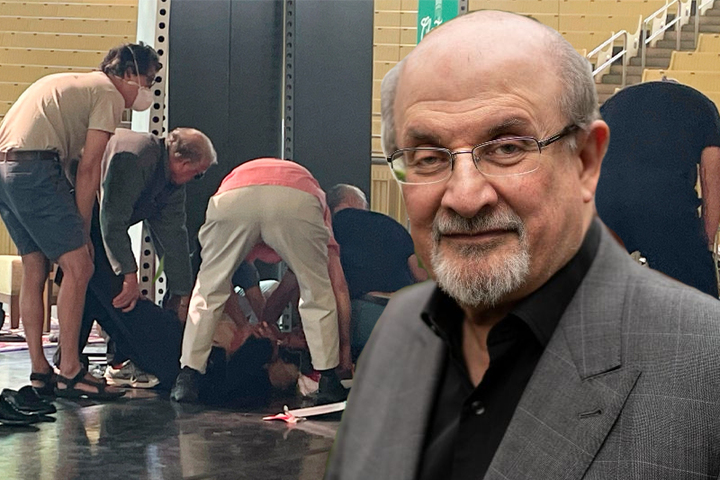  Death threat author Salman Rushdie is on life support in New York City after he was stabbed