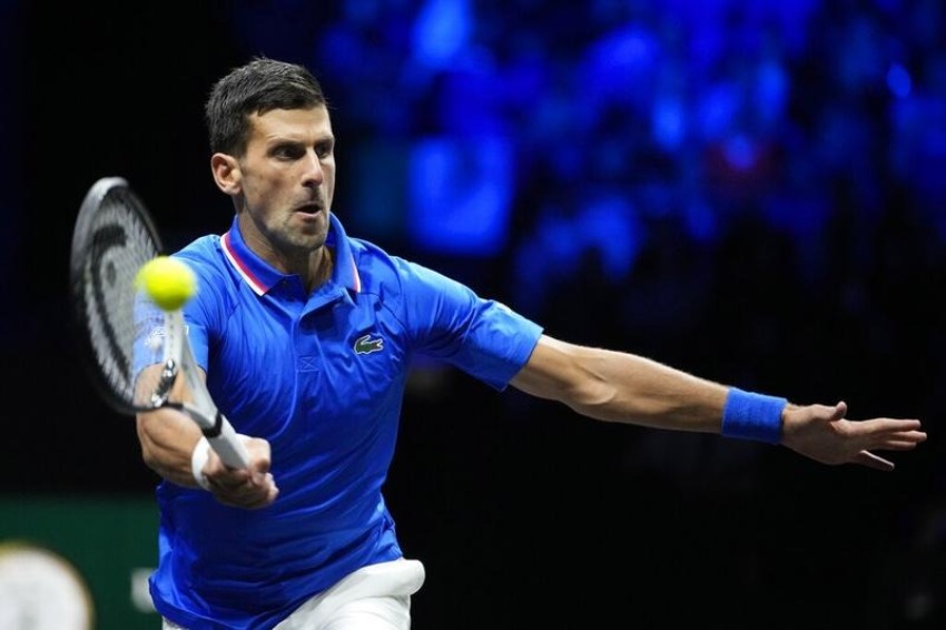 Djokovic shines in his return to action at the Laver Cup