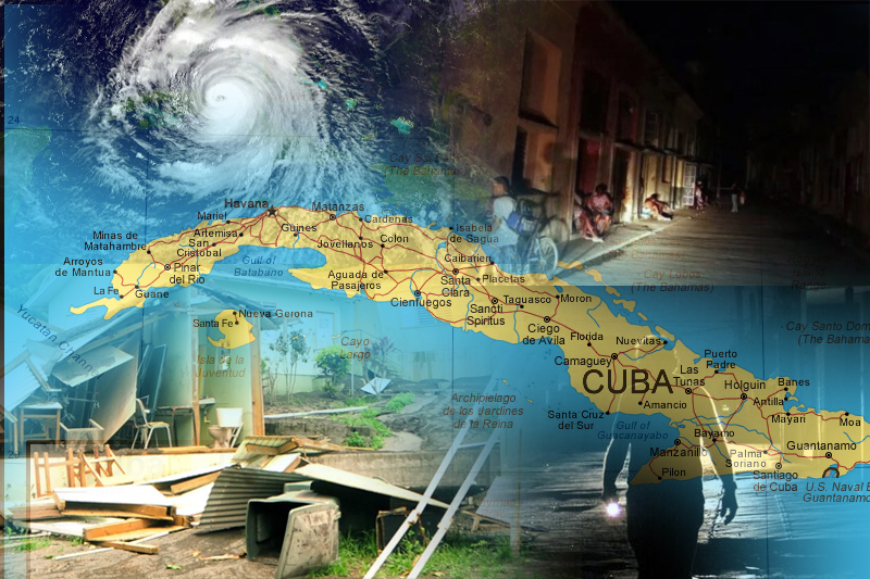 hurricane ian leaves cuba in complete blackout