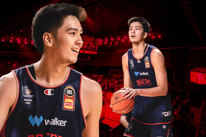  Kai Sotto saw limited action in the Adelaide NBL Blitz’s preseason debut victory