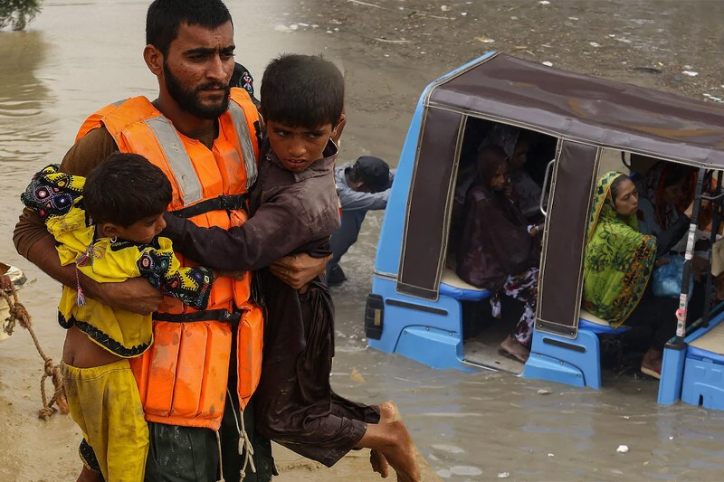  Pakistan floods worsened by global warming