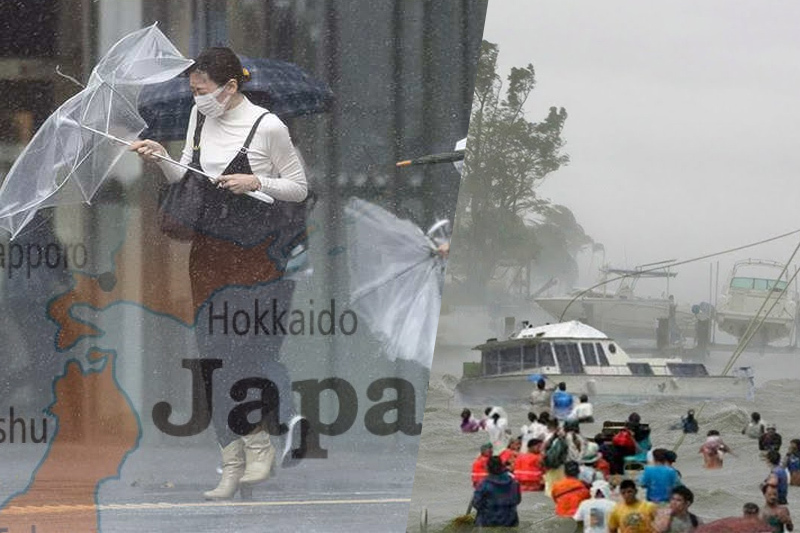  Typhoon Nanmadol hits Japan hard