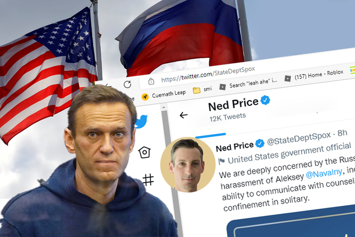 US is 'deeply concerned' about Russia's treatment of imprisoned opposition leader Navalny