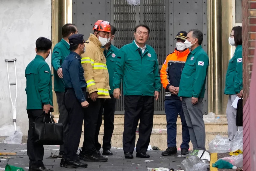 after a halloween crush claimed 151 lives, south korea declared national mourning