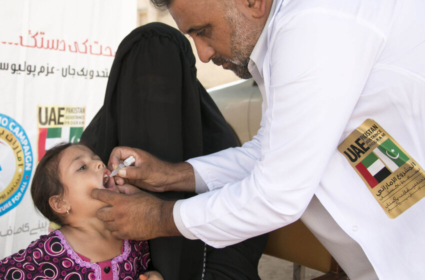 The United Arab Emirates is a world leader in the fight against polio