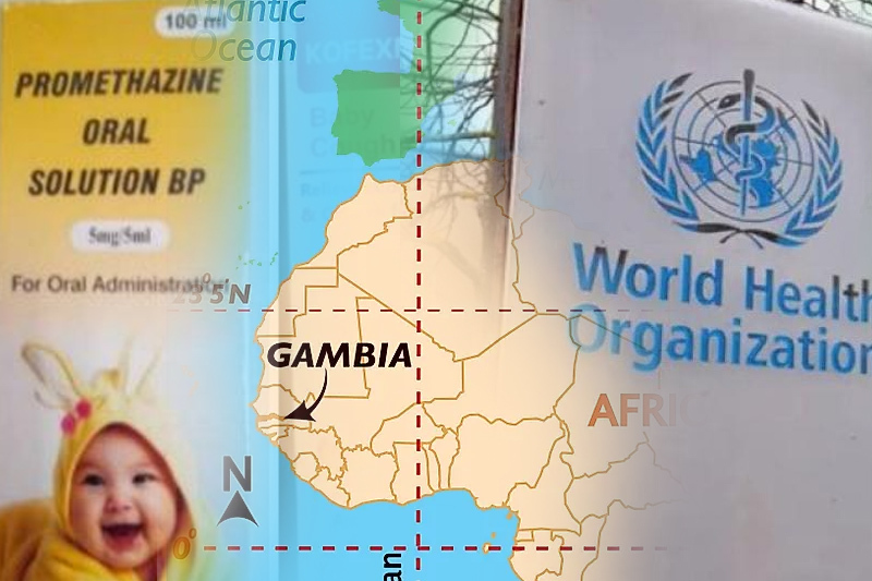 india manufactured cough syrups claim 66 lives of children in gambia who warns