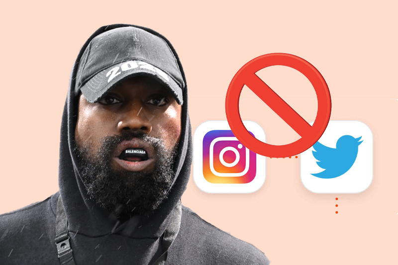  Kanye West’s Twitter, Instagram accounts restricted over antisemitic posts