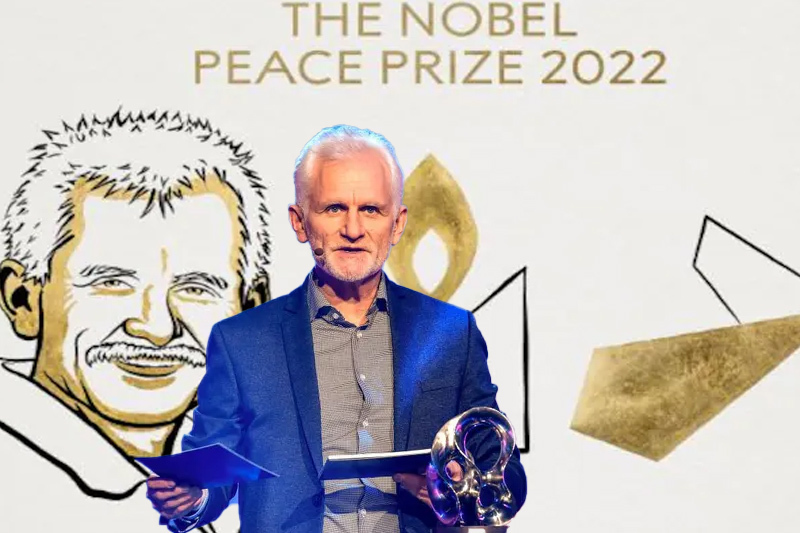 nobel peace prize 2022 shared by human rights activists in belarus ukraine russia while the war goes on