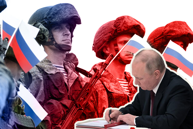  Putin tightens his grip as he declares martial law in four annexed Ukrainian regions