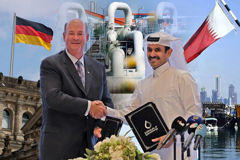  15 year liquified natural gas deal between Germany and Qatar from 2026
