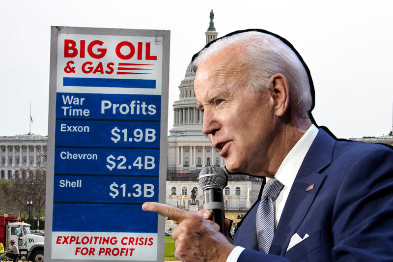 biden slams oil companies for benefitting from ukraine war threatens to impose windfall tax
