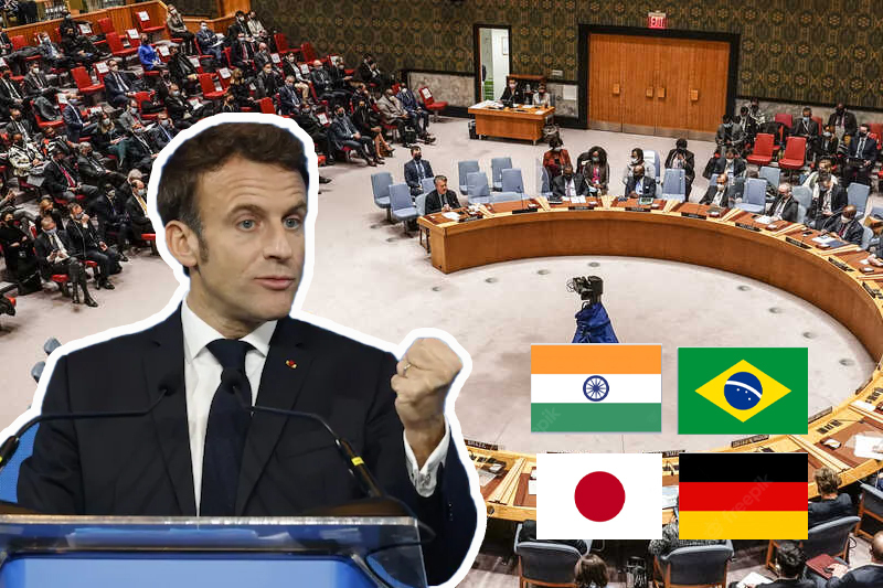  France voices support for India, Germany, Brazil, Japan as permanent UNSC members